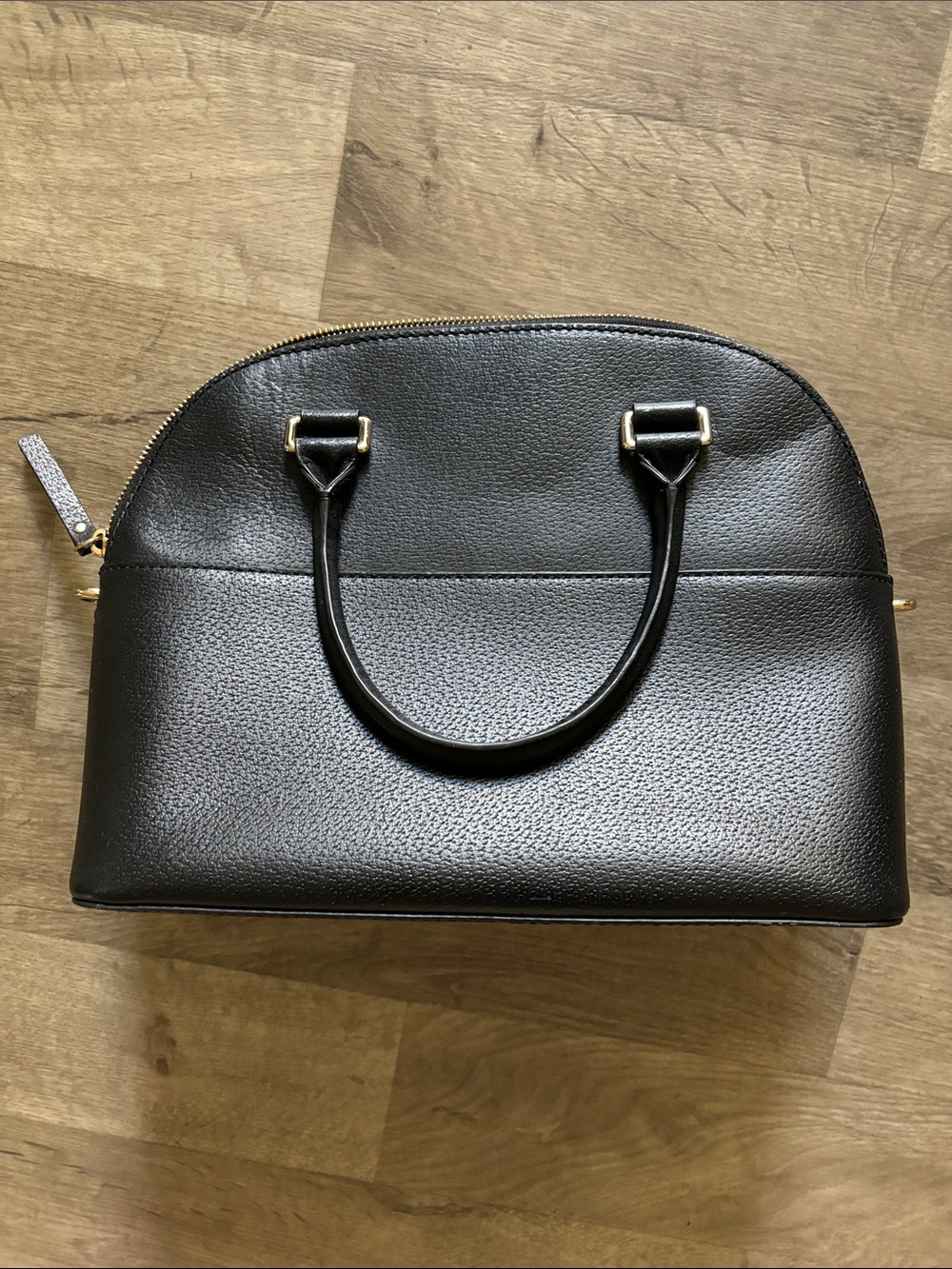 kate spade Black Leather Dome Satchel with Gold Hardware - Picture 4 of 5